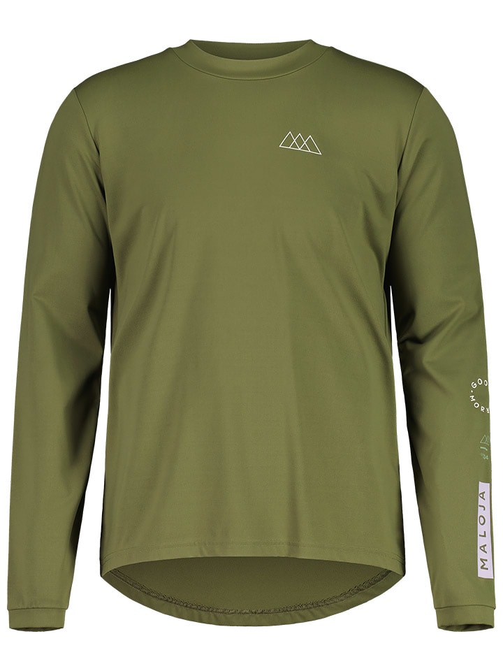 Koszulka funkcyjna "SteinpilzM" w kolorze khaki