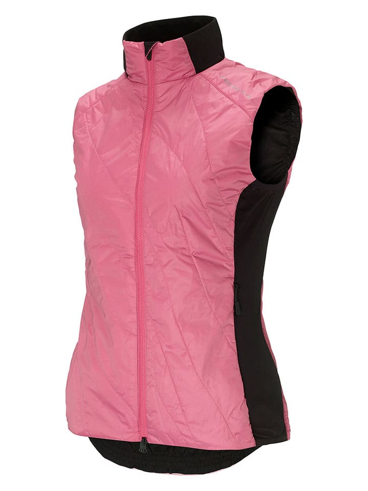 Hybride bodywarmer "Scope" lichtroze/zwart