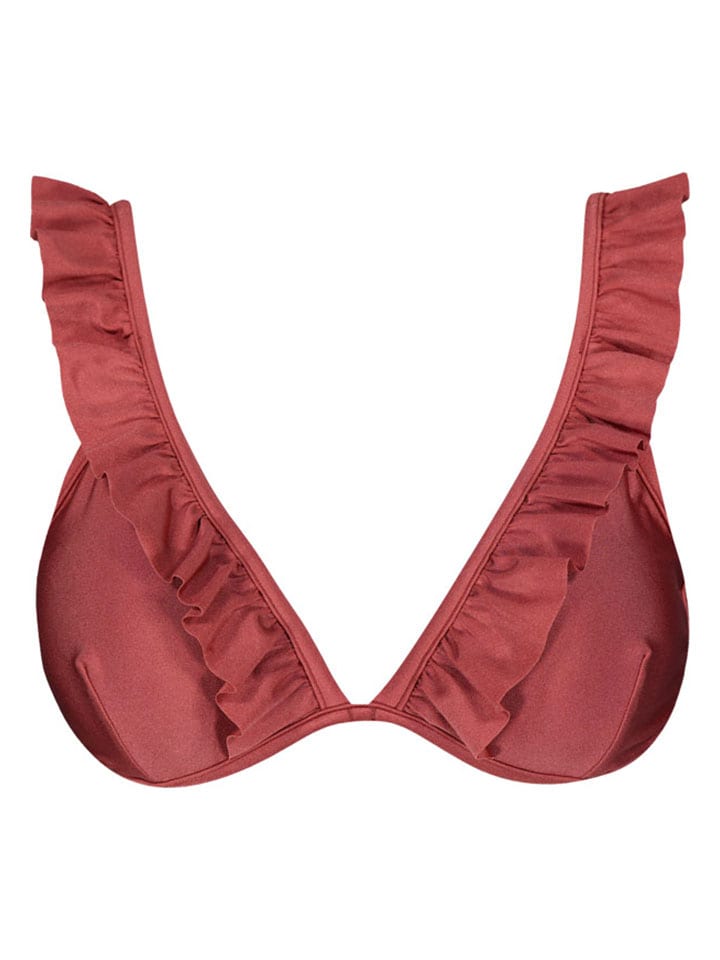 Biustonosz bikini "Isla Wire Triangle" w kolorze czerwonym