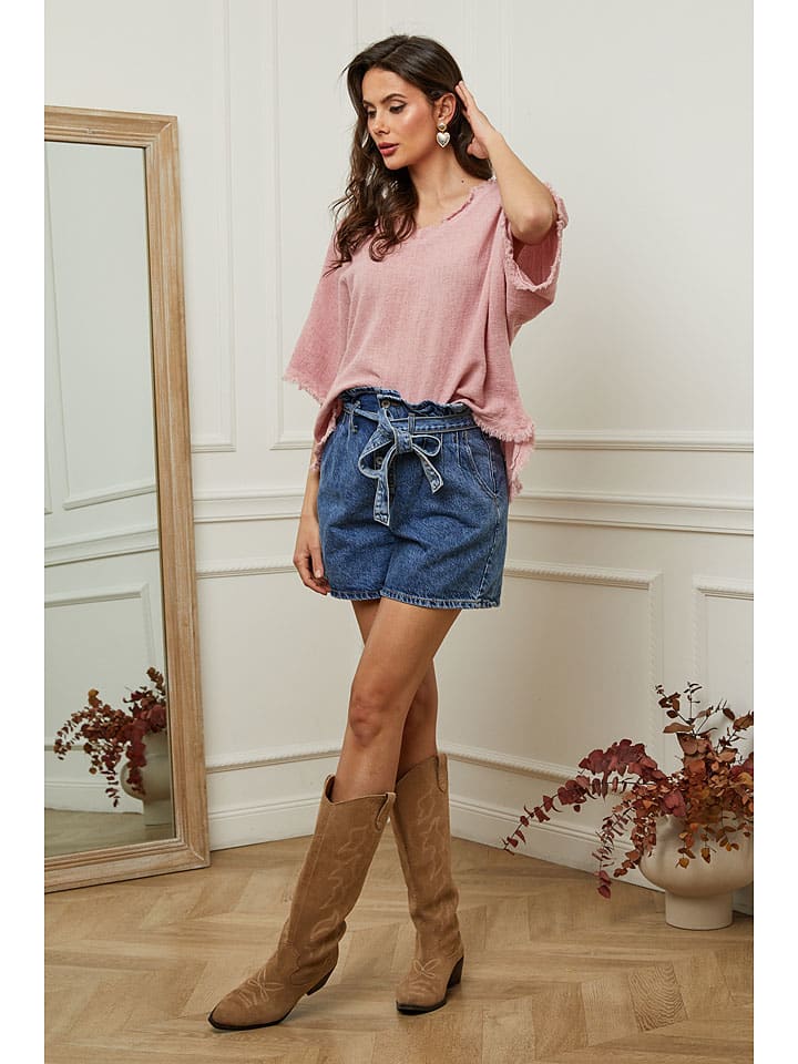 Blouse "Folies" lichtroze