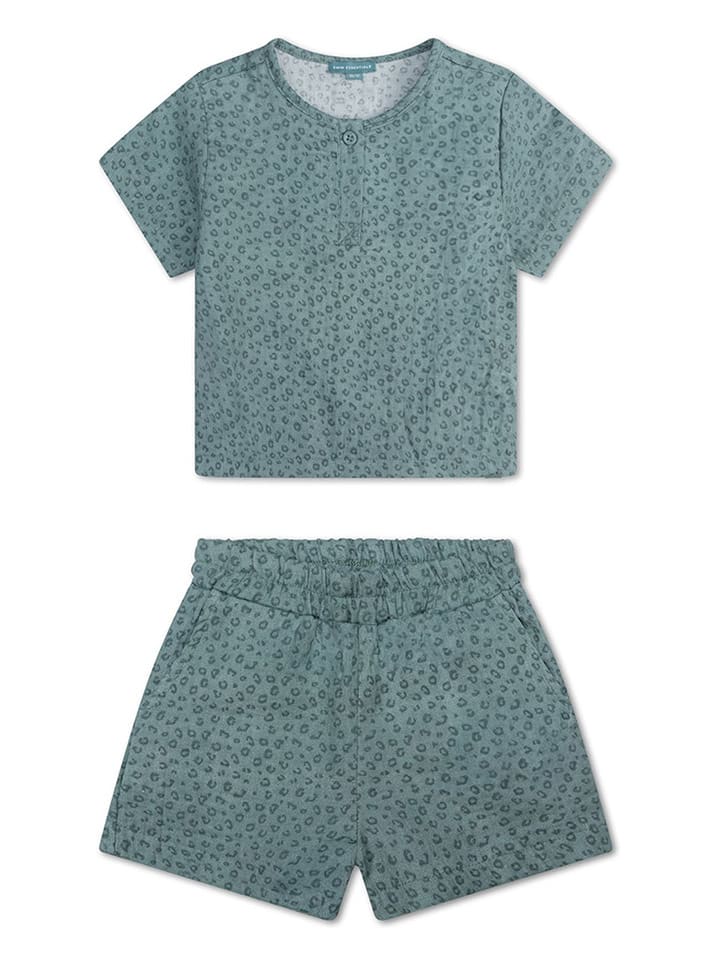 2-częściowy zestaw "Green Leopard" w kolorze zielonym