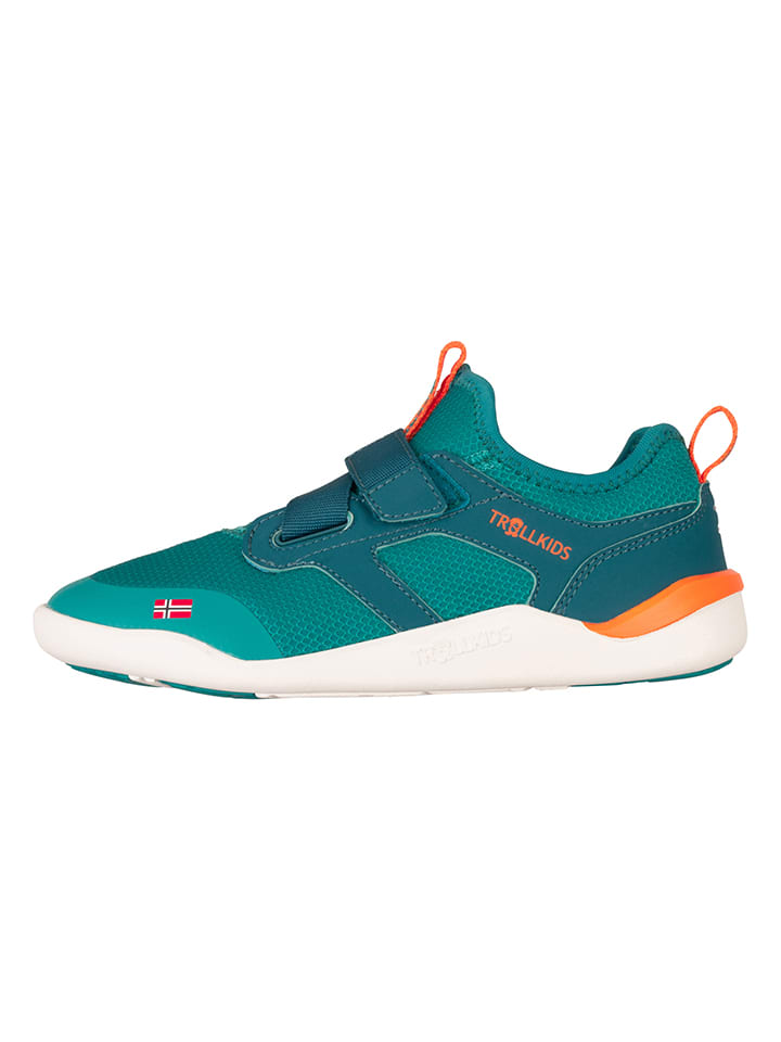 Sneakersy "Bergen" w kolorze turkusowym do chodzenia na boso
