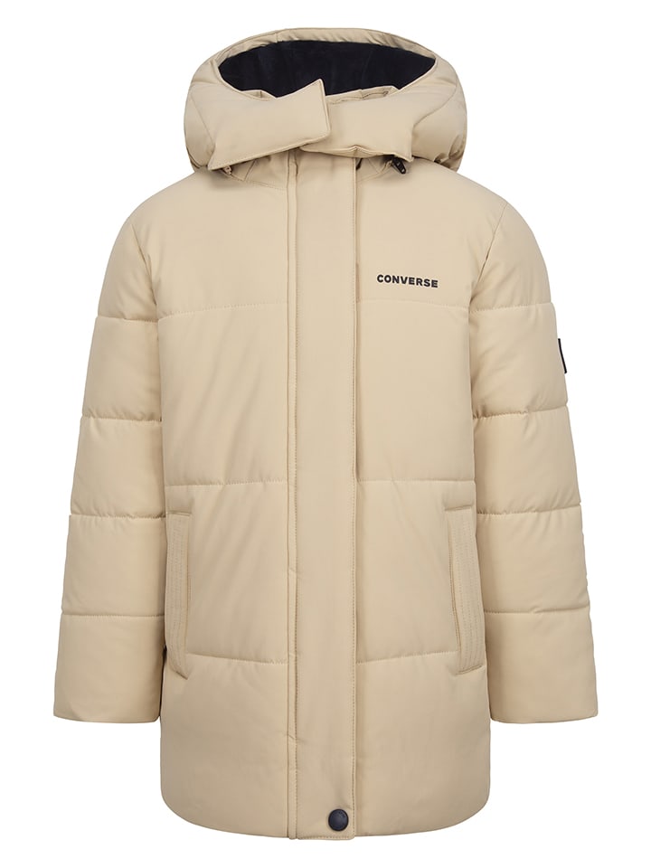 Wintermantel beige