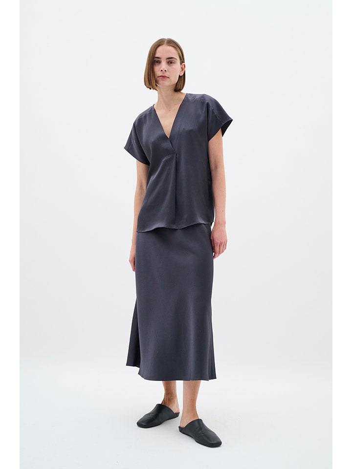 Bluse in Dunkelblau