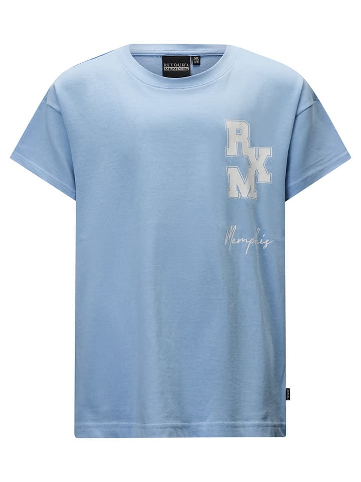 Shirt lichtblauw