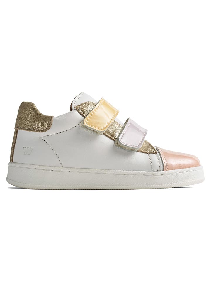 Leren sneakers wit