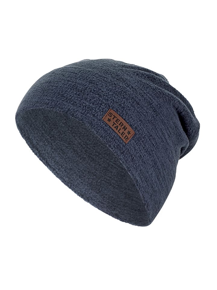 Czapka beanie w kolorze granatowym