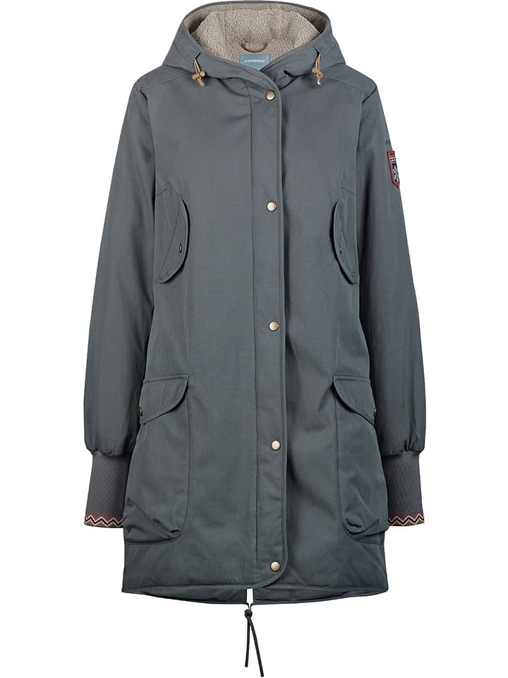 Parka "Ivalukka" w kolorze szarym