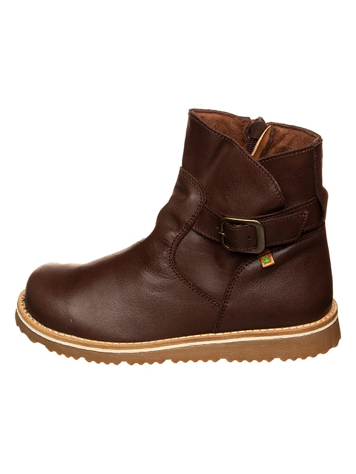 Leren winterboots bruin