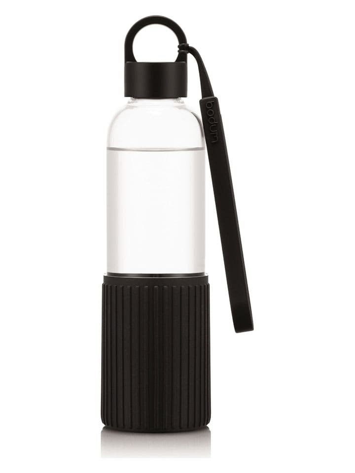 Bidon "Melior" w kolorze czarnym - 500 ml