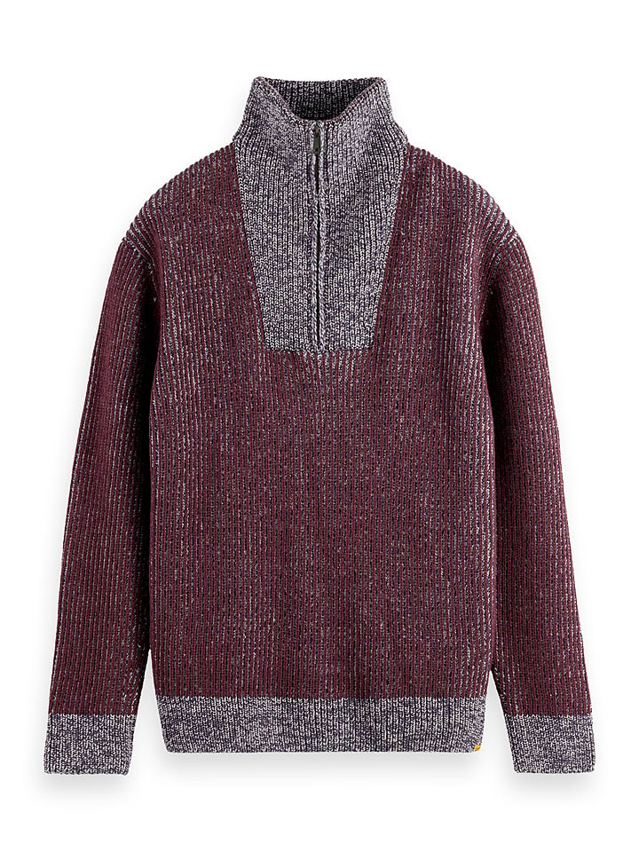 Sweter w kolorze bordowym