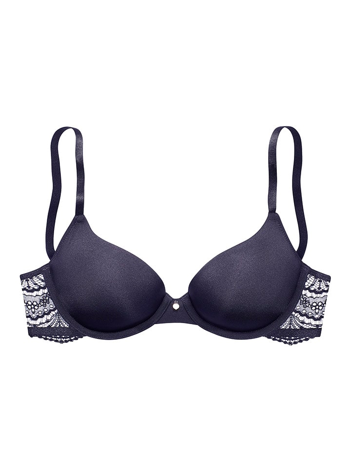 Beugelbeha donkerblauw