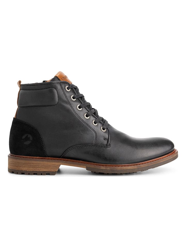 Leeder-Boots "Walton" zwart