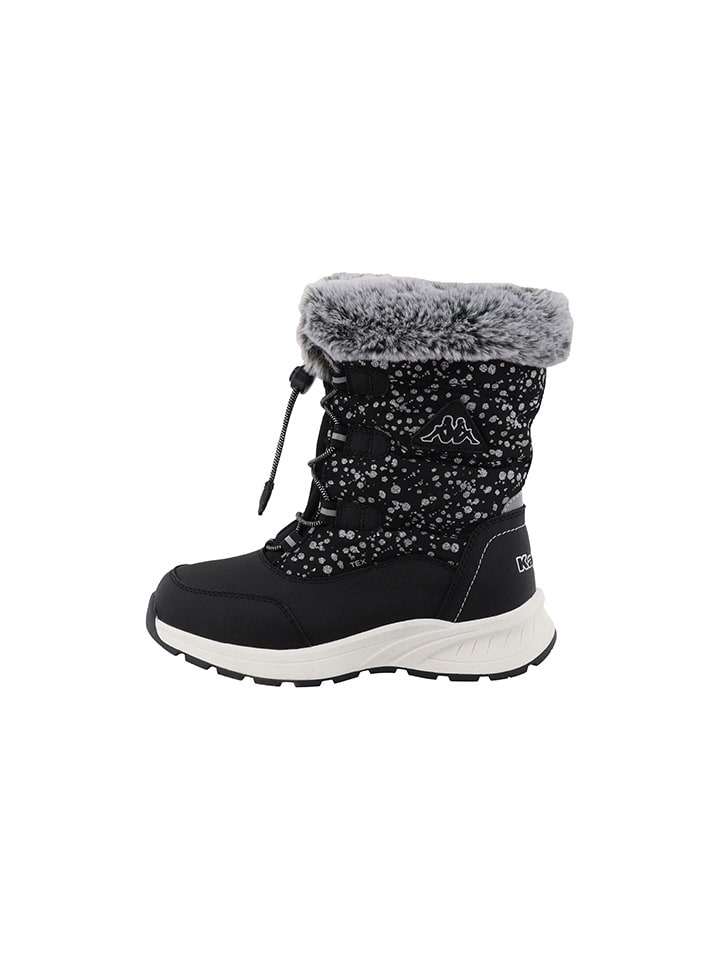 Winterboots "Ruth" zwart/Weiß
