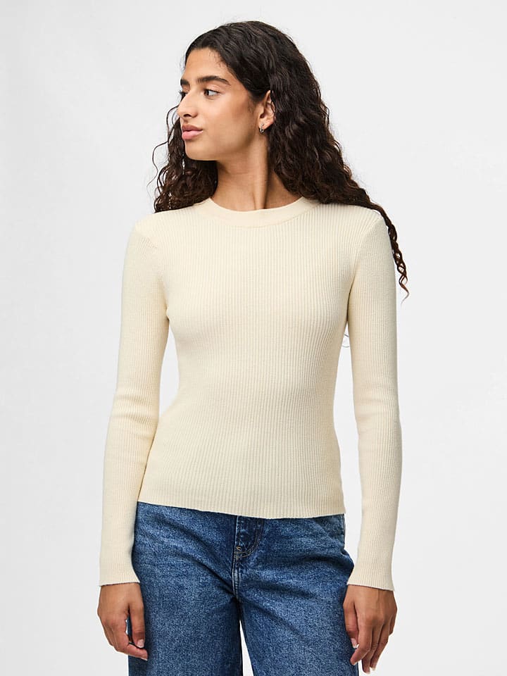 Longsleeve "Pcmira" crème