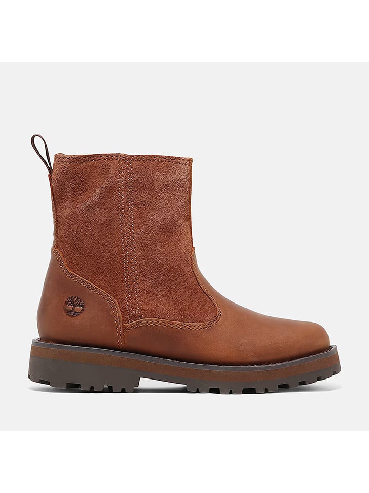 Leren boots "Courma" lichtbruin