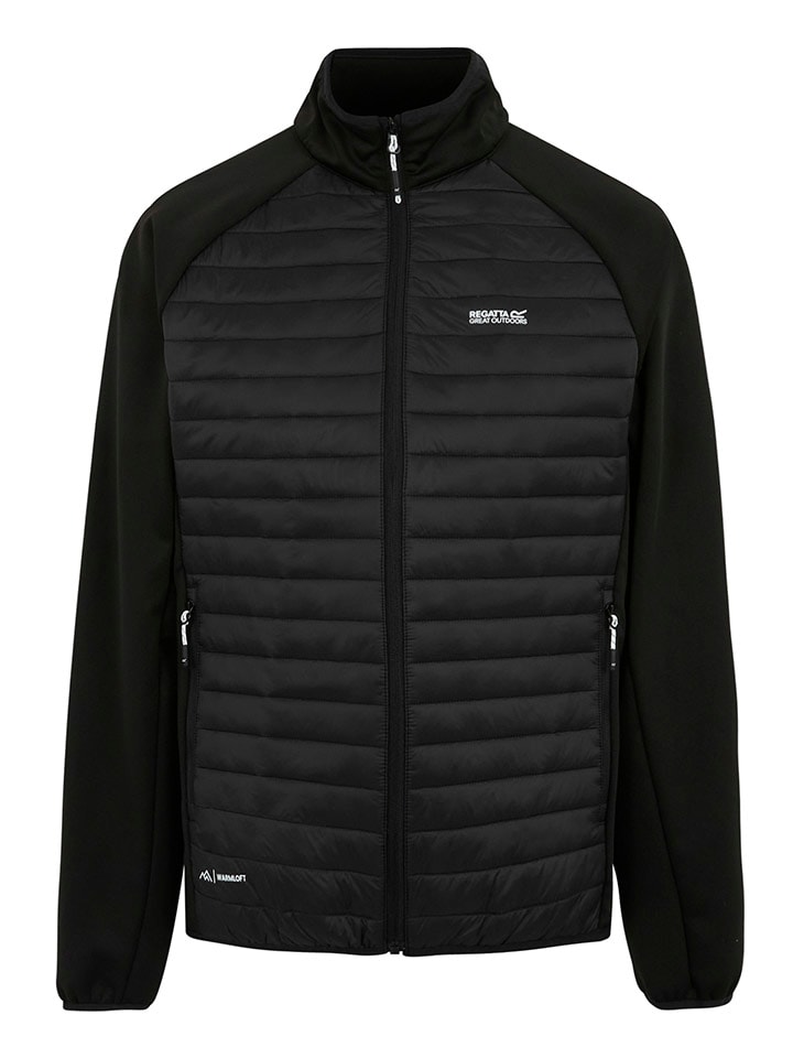 Kurtka hybrydowa "Clumber" w kolorze czarnym