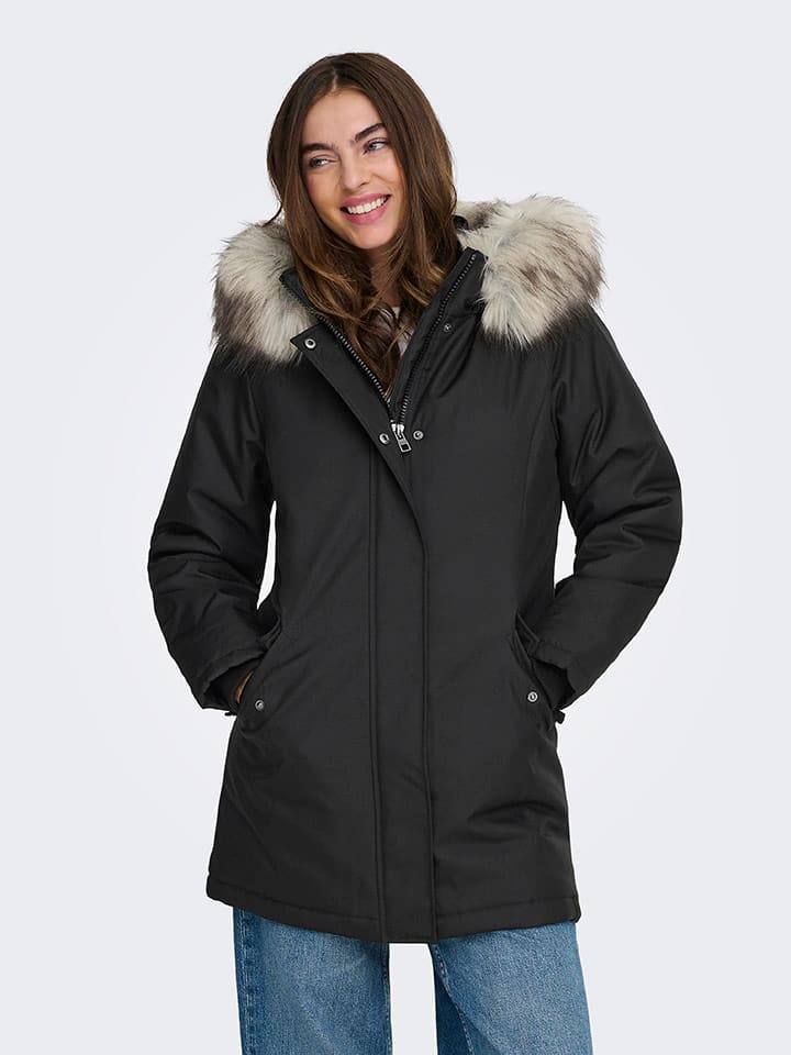 Parka zwart