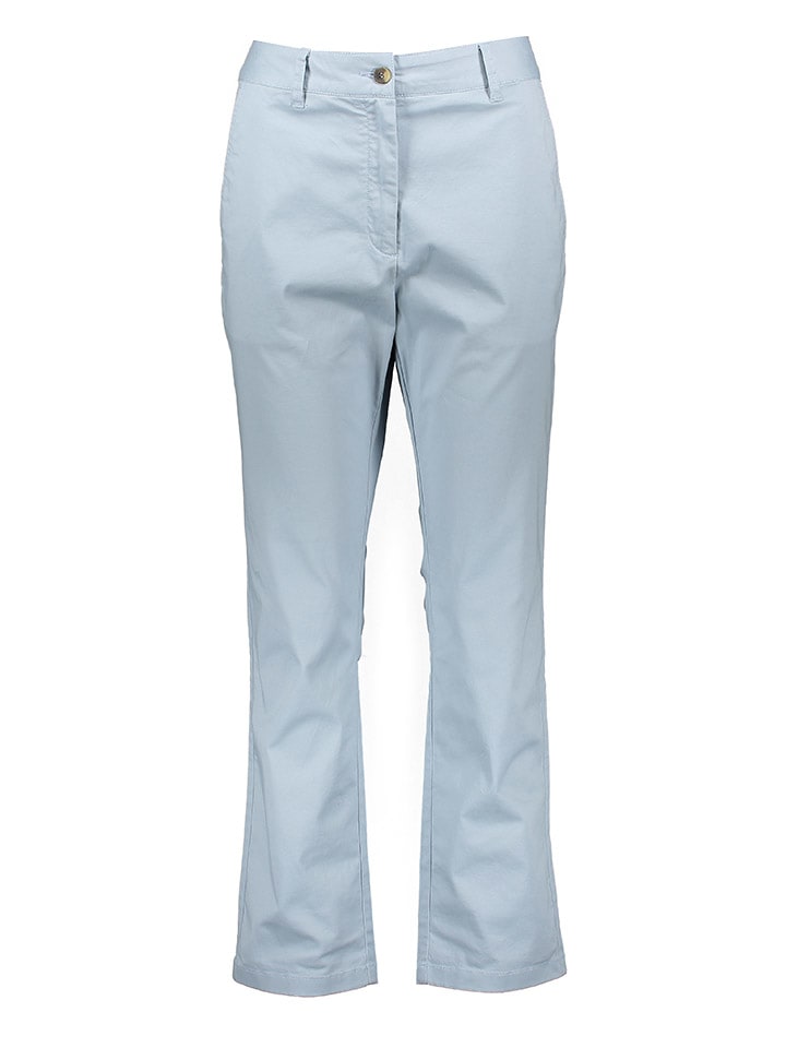 Spodnie chino - Slim fit - w kolorze szaroniebieskim