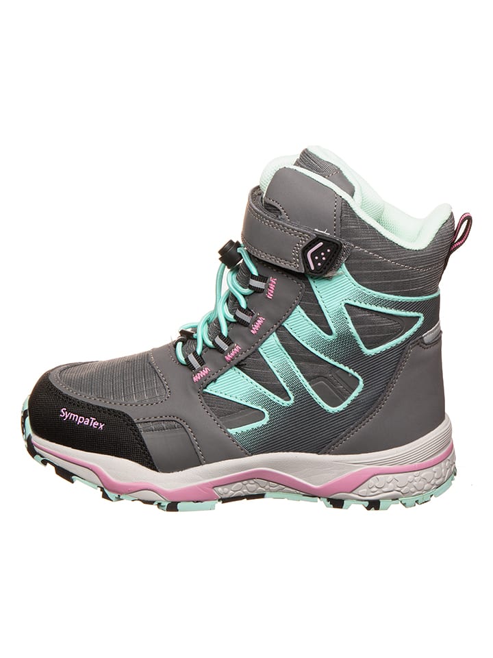 Winterboots "Lenno" grijs/lichtblauw
