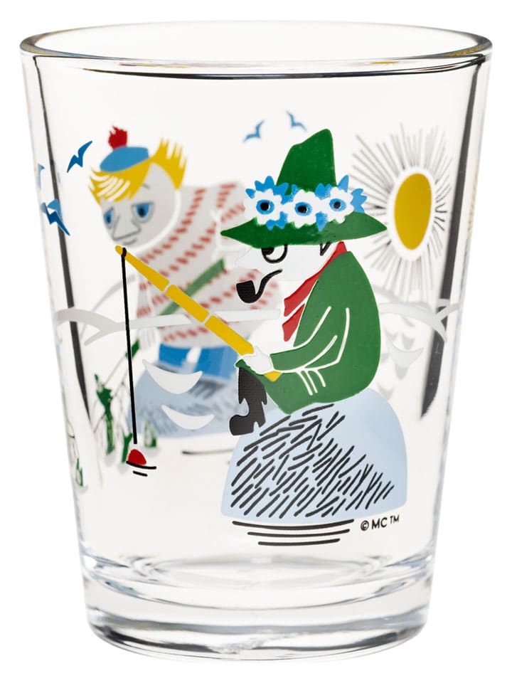 Szklanka "Fishing" ze wzorem - 220 ml