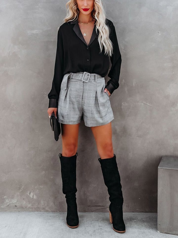 Blouse zwart