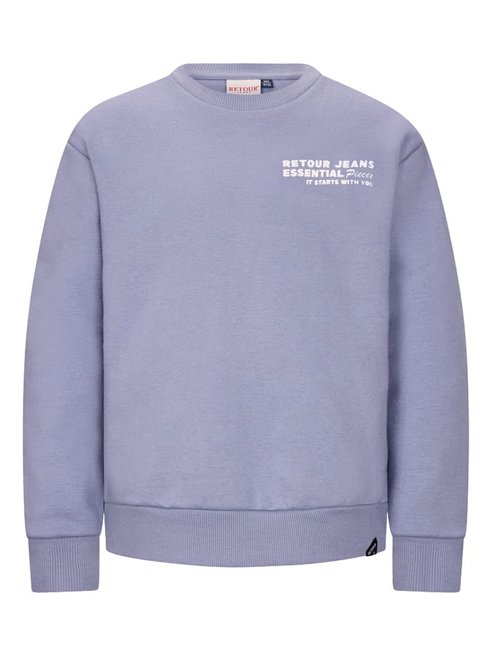 Sweatshirt "Borya" lichtblauw