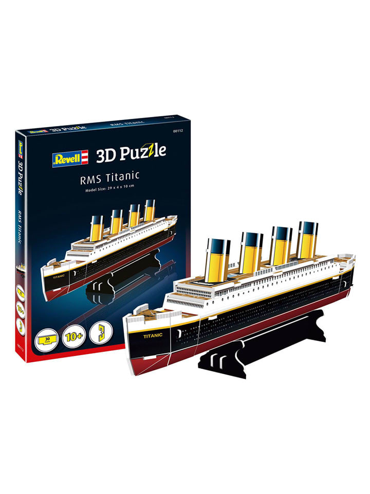 30-częściowe puzzle 3D "RMS Titanic" - 10+