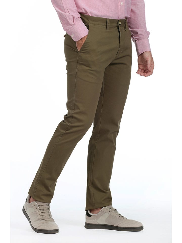 Spodnie chino w kolorze khaki