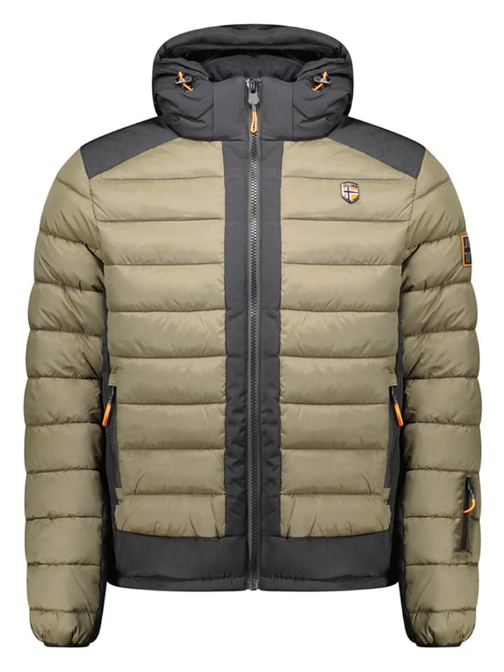 Kurtka pikowana "Aurelien" w kolorze khaki