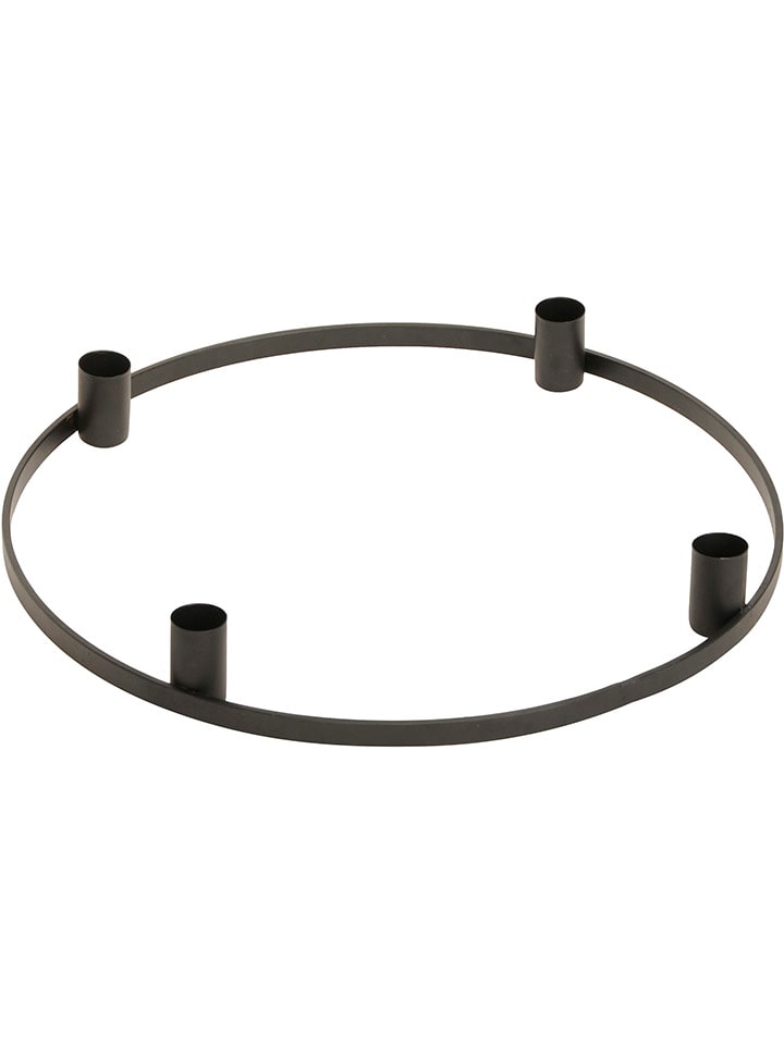 Kaarshouder zwart - Ø 35 cm
