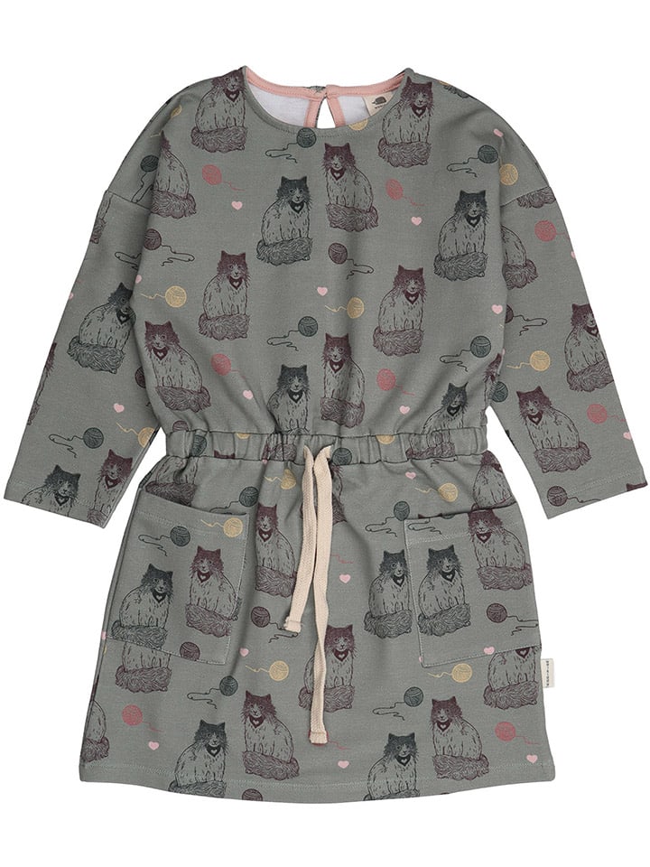 Sweatkleid in Grau