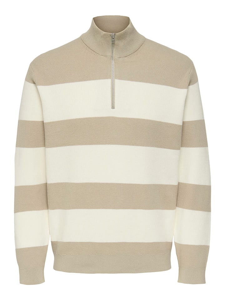 Trui "Phil" beige/crème