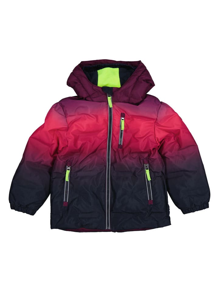 Winterjas roze/zwart