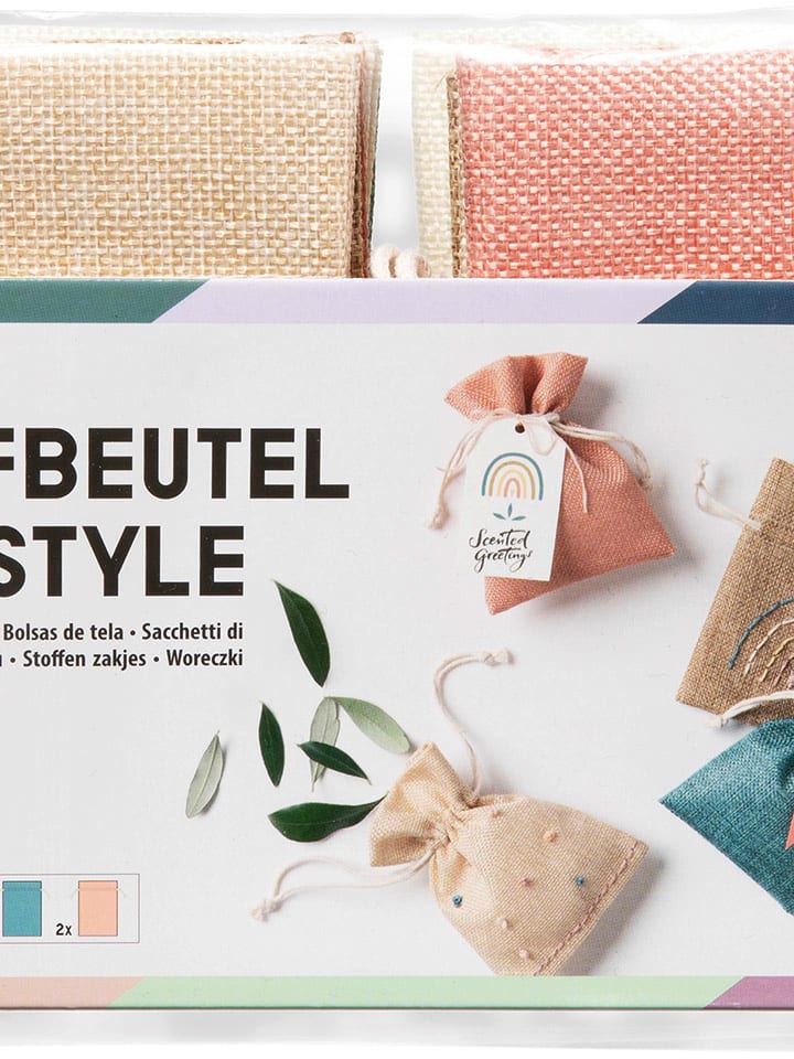 Torebki jutowe (5 szt.) "Boho Chic" - 6+