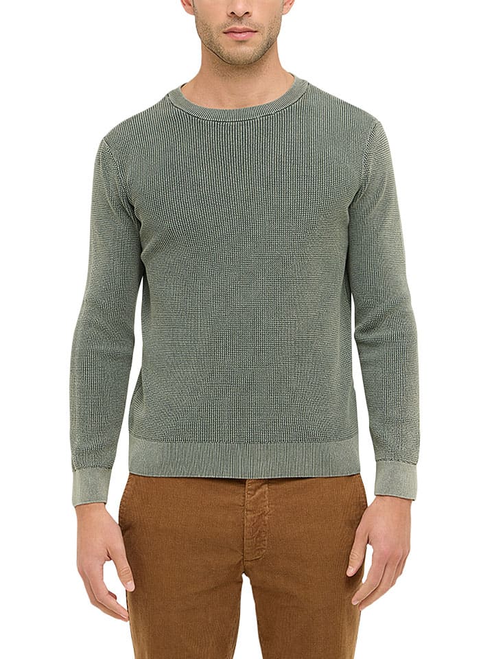 Sweter w kolorze zielonym