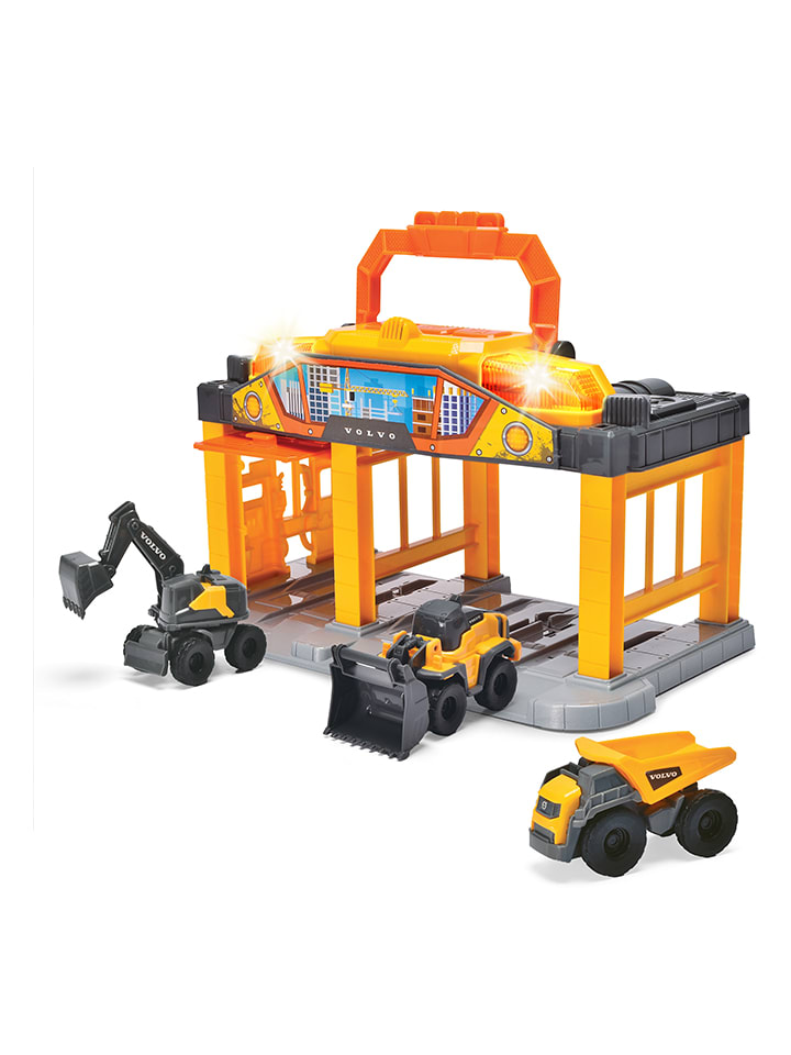 Stacja "Micro Construction Station" w kolorze żółtym do zabawy - 3+