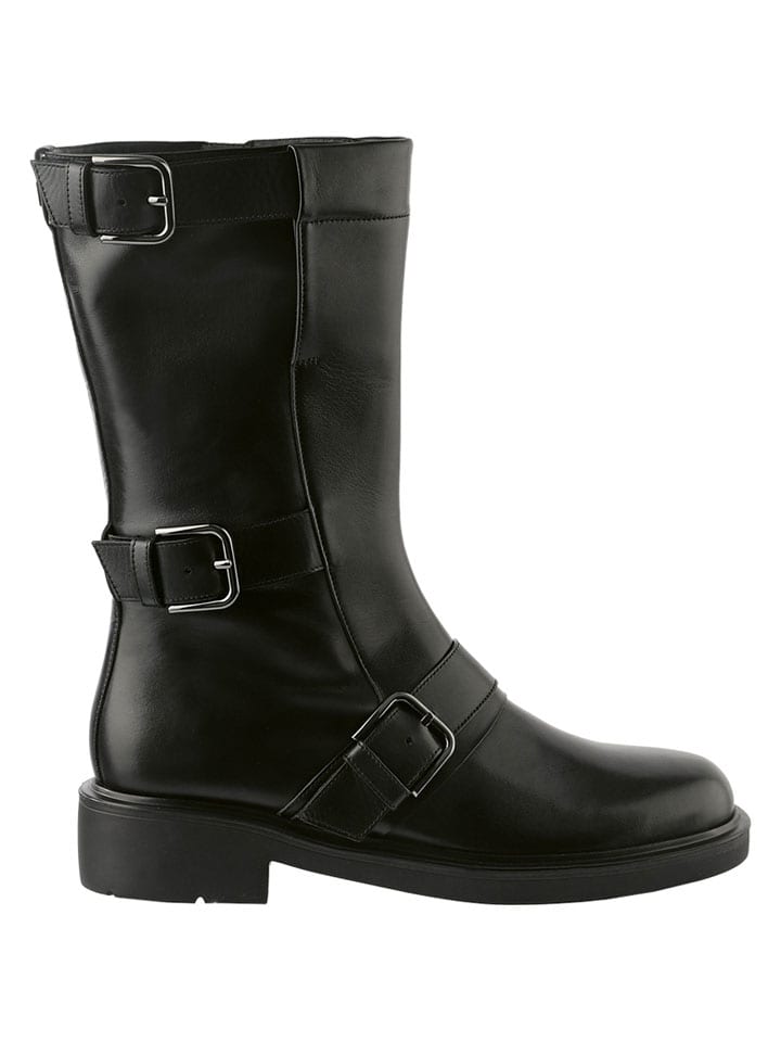 Leren boots "Billie" zwart