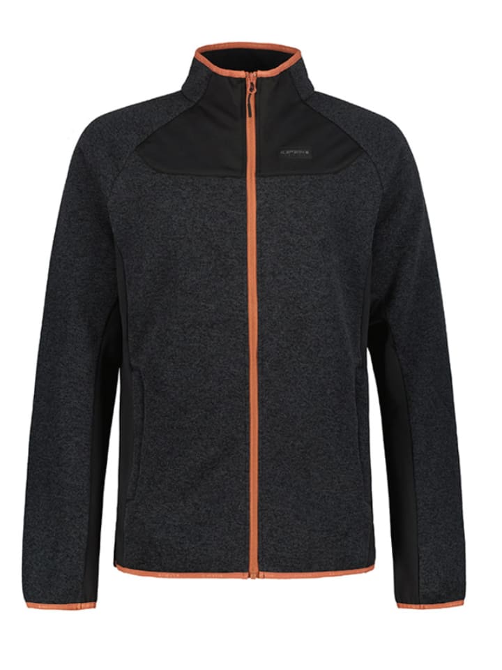 Fleece vest "Bode" zwart