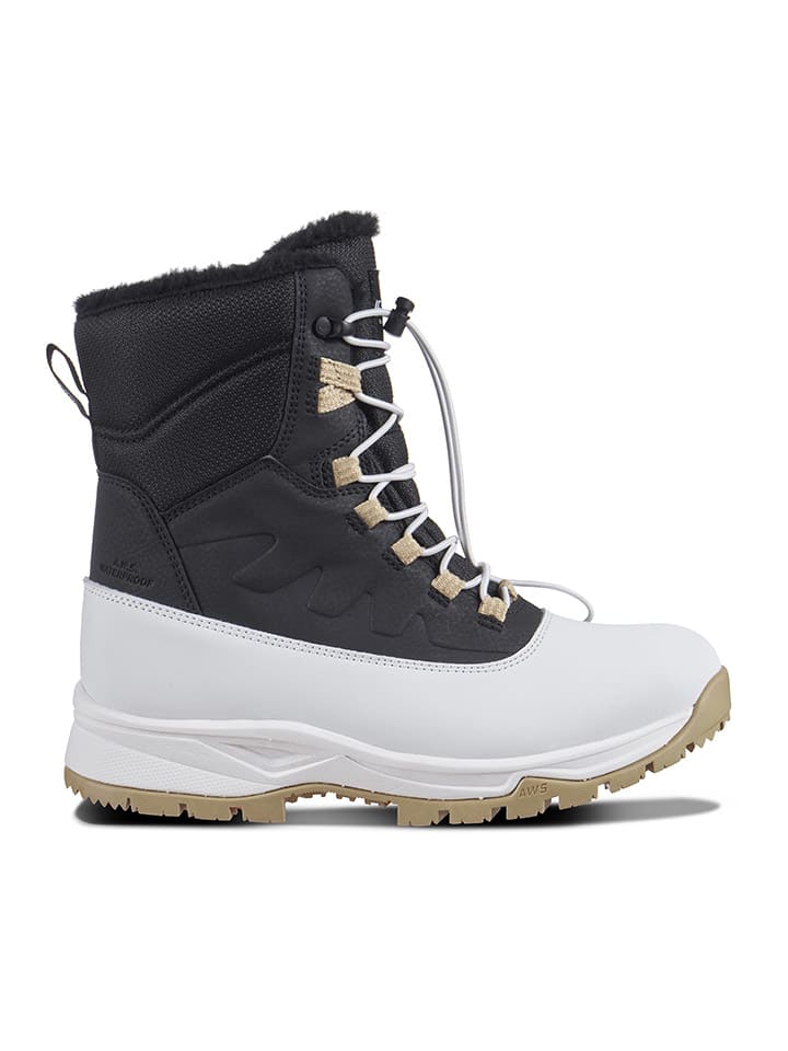 Winterstiefel "Alofi" in Weiß/ Schwarz