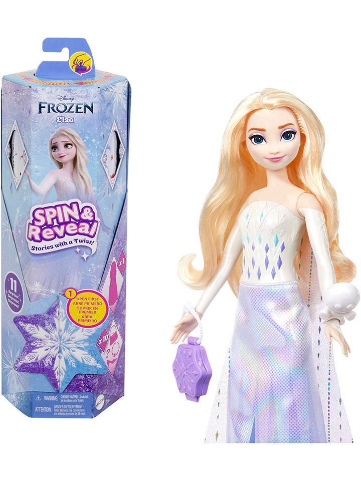 Pop met accessoires "Disney Frozen - Spin&Reveal Elsa" - vanaf 3 jaar