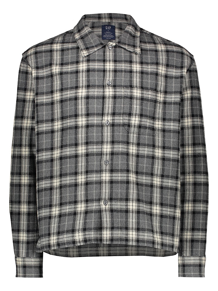 Blouse grijs/Hellgelb