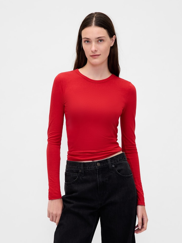 Longsleeve rood