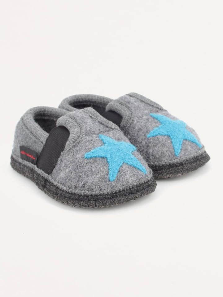 Pantoffels "Bobby Stern" grijs