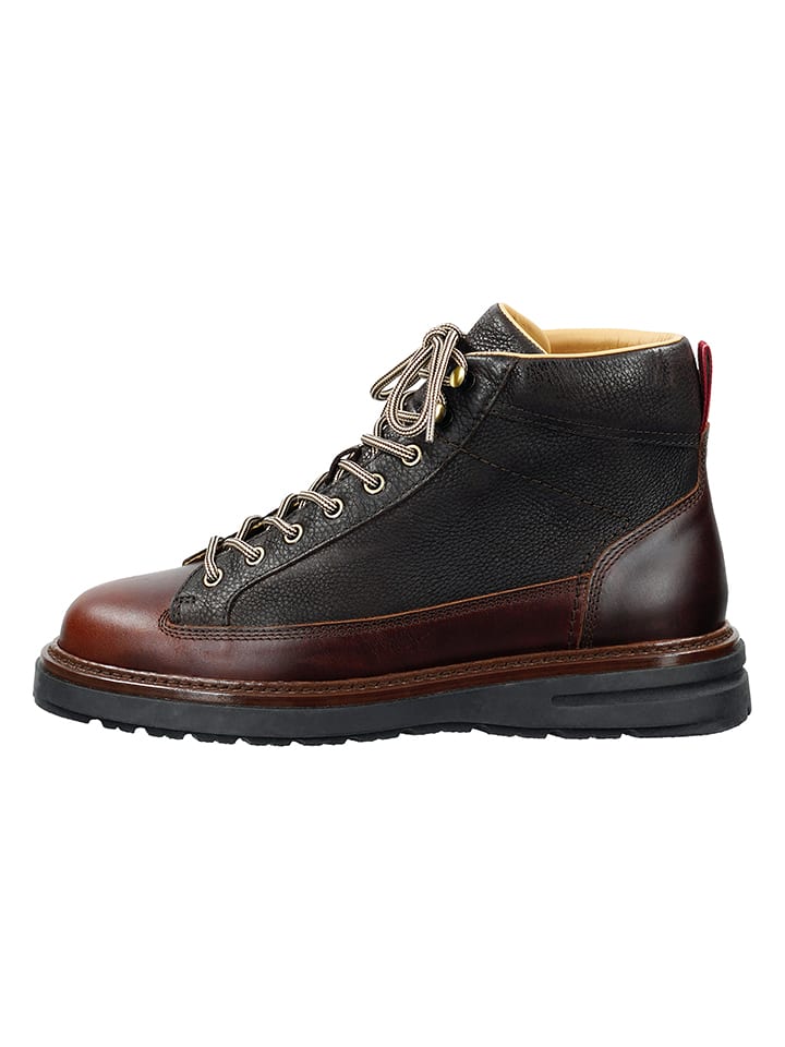 Leren boots "Hillprep" bruin