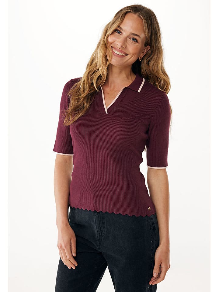 Koszulka polo "Ivy" w kolorze bordowym