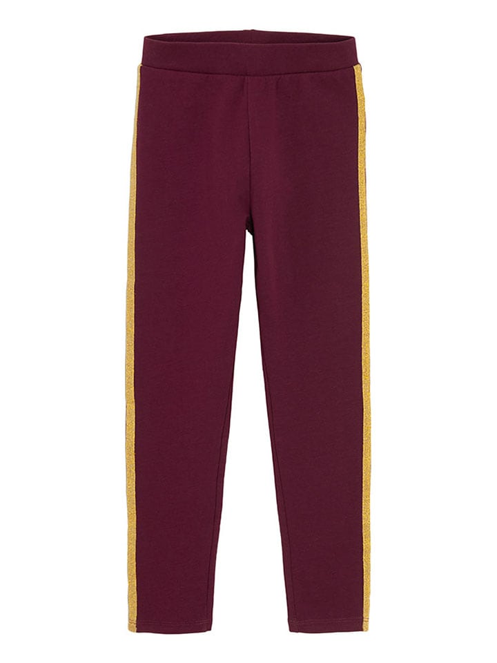 Legginsy w kolorze czerwonym