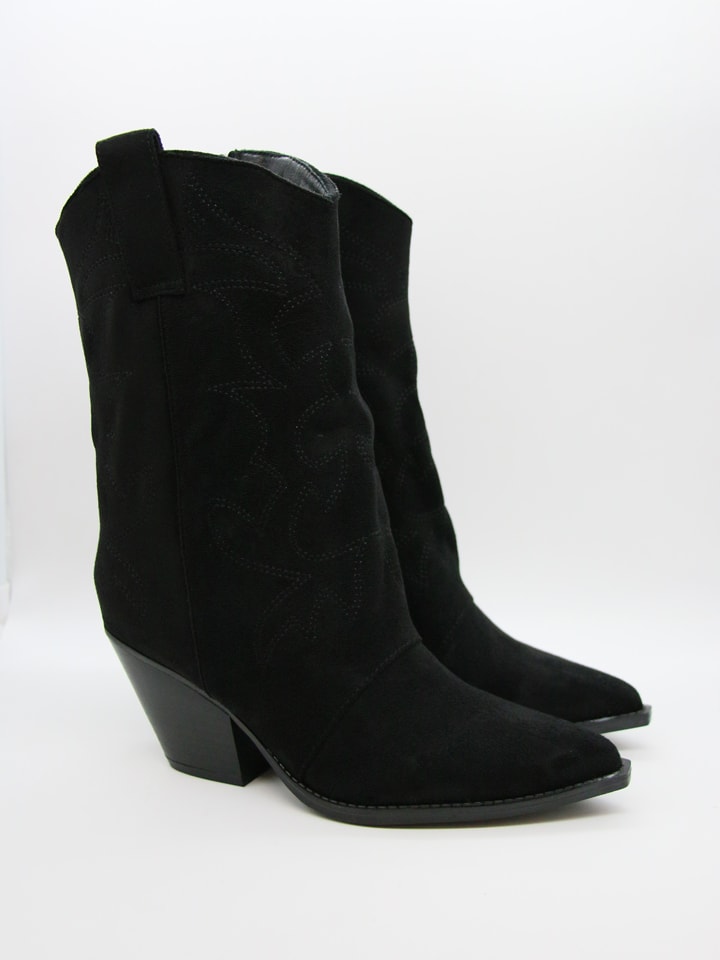 Westernstiefel in Schwarz