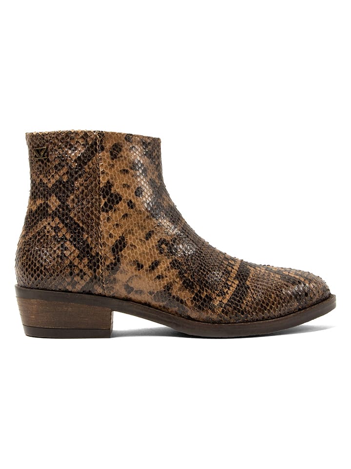 Leren boots lichtbruin
