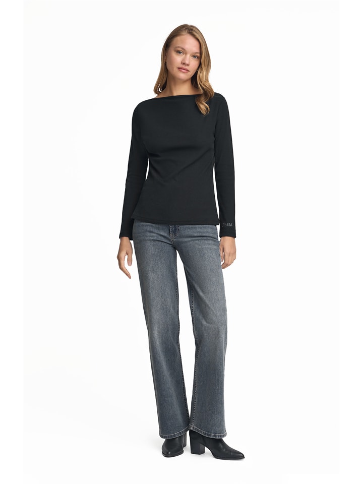 Longsleeve in Schwarz